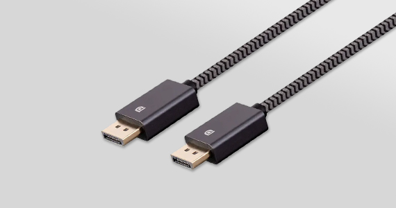 Up to 50% Off DisplayPort 1.2 and 1.4 EasyPlug Nylon Braided Cables | Lengths: 3ft - 12ft