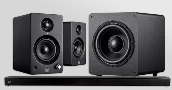 Up to 30% Off Audio | Desktop Speakers, Soundbars, and Subwoofers
