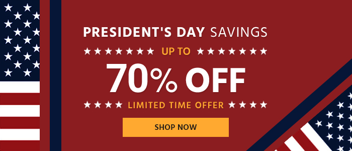 President's Day Savings Up to 70% OFF Limited Time Offer Shop Now