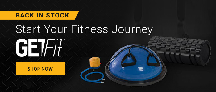 BACK IN STOCK Start Your Fitness Journey GetFit (logo) Shop Now