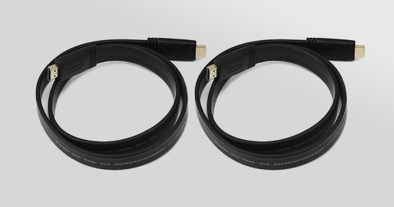 2 for $4 4K HDMI Cables, Use promo code: 4KFLAT. 4K High Speed, 3ft, CL2 In Wall Rated, 10.2Gbps