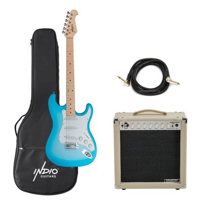 Indio Cali Classic Electric Guitar Bundle