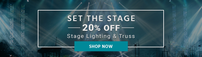 Set the Stage 20% off Stage Lighting & Truss Shop Now 