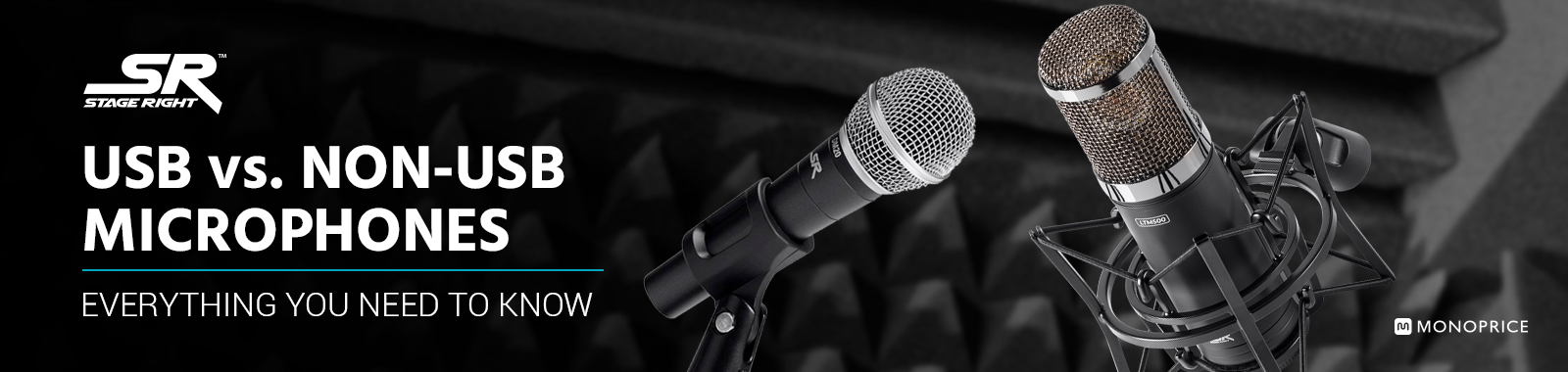 Stage Right USB vs non-USB Microphones. Everything You Need to Know. Monoprice