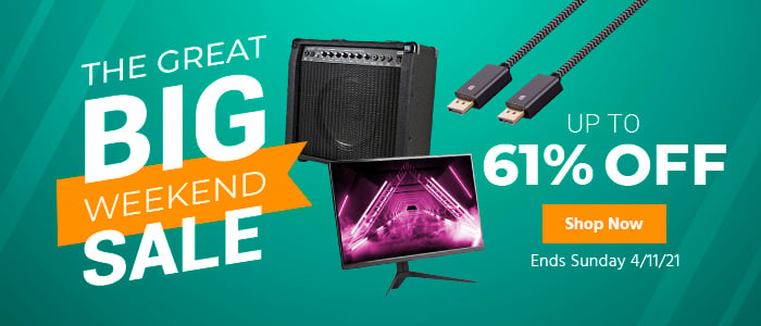 The Great Big Weekend Sale Up to 61% off Ends Sunday 4/11/21 Shop Now