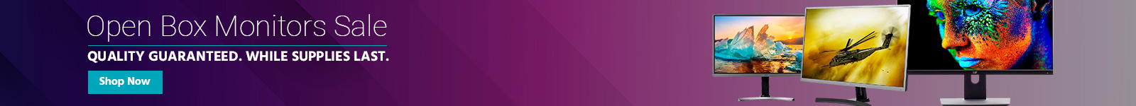 Open Box Monitors Sale Quality Guaranteed. While Supplies Last. Shop Now