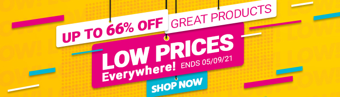 Low Prices Everywhere! Up to 66% off great products Ends 5/9/21 Shop Now