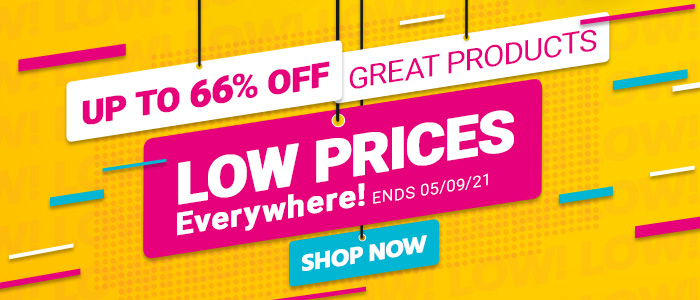 Low Prices Everywhere! Up to 66% off great products Ends 5/9/21 Shop Now