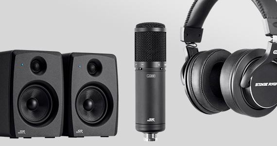 Find Your Inner Podcaster 20% OFF Stage Right Podcast / Studio Accessories Shop Now
