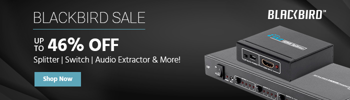 Blackbird Sale Up to 46% OFF Splitter | Switch | Audio Extractor & More! Shop Now>