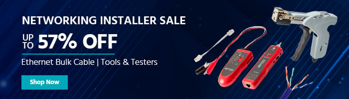 Networking Installer Sale Up to 57% OFF Ethernet Bulk Cable | Tools & Testers Shop Now>