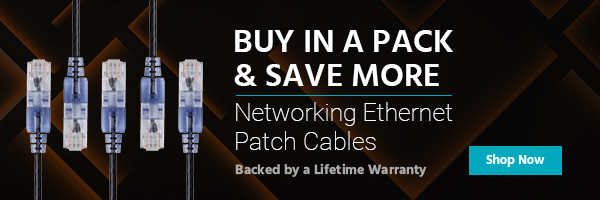 Buy in a Pack & Save More Networking Ethernet Patch Cables Backed by a Lifetime Warranty Shop Now