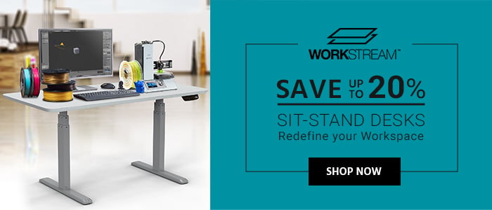 Workstream logo Sit-Stand Desks Save up to 20% Redefine your Workspace Shop Now