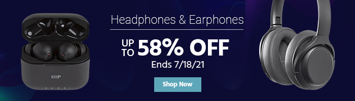 Up to 58% off Headphones & Earphones Ends 7/18/21 Shop Now 