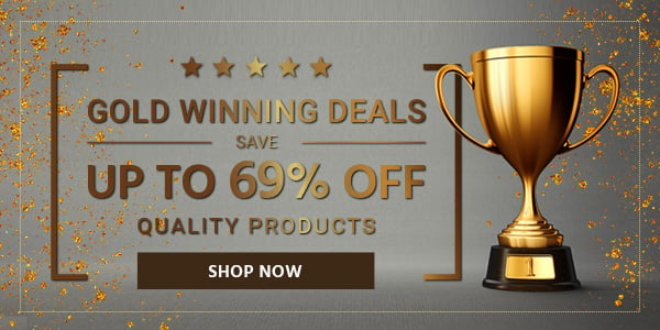 Gold Winning Deals Save up to 69% quality products Ends 8/1/21 Shop Now