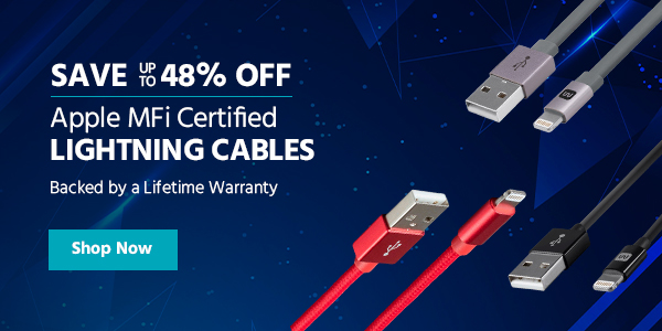 Save up to 48% Apple Mfi Certified Lightning Cables Backed by a Lifetime Warranty Shop Now