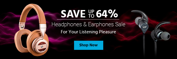 Save Up to 64% Headphones & Earphones Sale For Your Listening Pleasure Shop Now