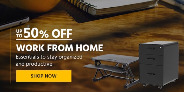 Work From Home Up to 50% off Essentials to stay organized and productive Shop Now