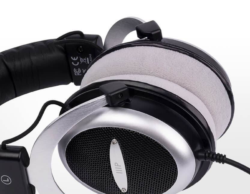 Monoprice Semi-Open Over Ear Wired Headphones