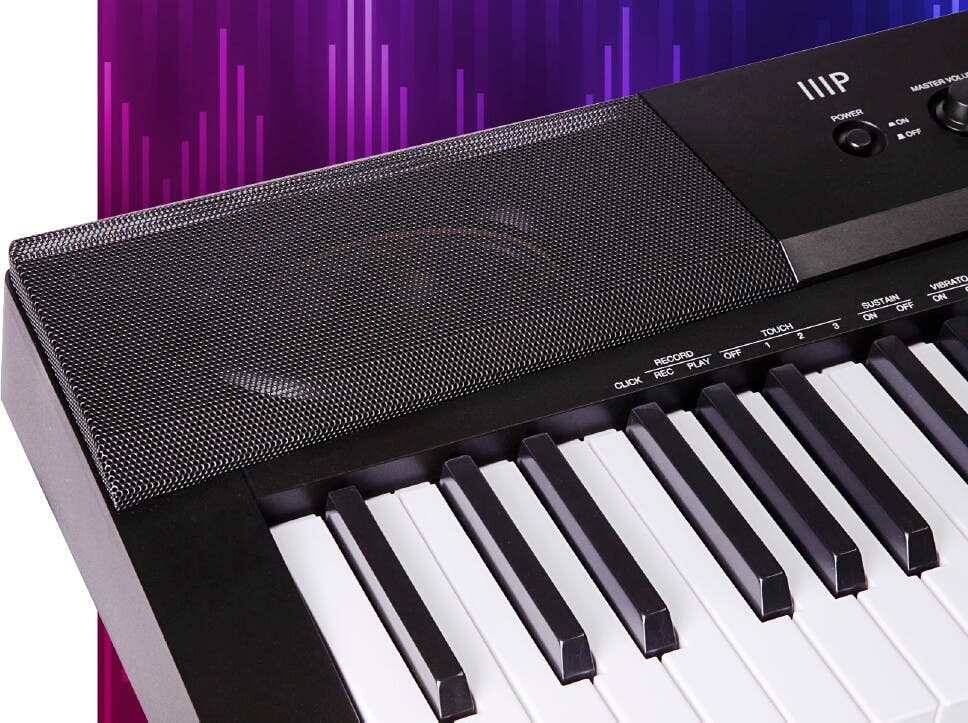 Monoprice 88-key Digital Piano with Semi-weighted Keys and Built-in Speakers