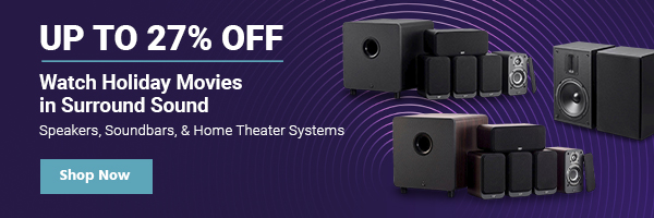 Watch Holiday Movies in Surround Sound Up to 27% off Speakers, Soundbars, & Home Theater Systems Shop Now