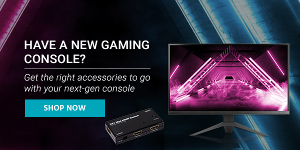 Have a new gaming console? Get the right accessories to go with your next-gen console Shop Now