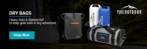 Pure Outdoor Dry Bags Heavy Duty & Waterproof to keep gear safe in any adventure Shop Now