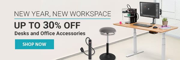 New Year, New Workspace Up to 30% off Desks and Office Accessories Shop Now