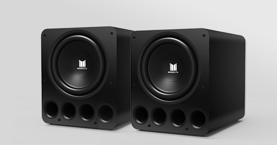 Monolith logo Double the Bass without Double the Cost Save up to $300 when you buy 2 Subwoofers Shop Now