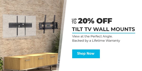 Up to 20% off Tilt TV Wall Mounts View at the Perfect Angle. Backed by a Lifetime Warranty Shop Now