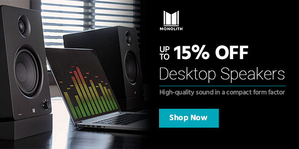 Up to 15% off Desktop Speakers High-quality sound in a compact form factor Shop Now