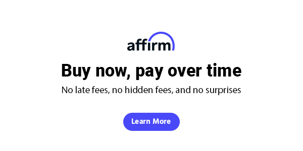 Introducing Affirm Logo Buy now, pay later No late fees, no hidden fees, and no surprises