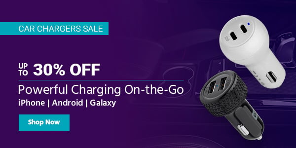 Car Chargers Sale Up to 30% off Powerful Charging On-the-Go Shop Now