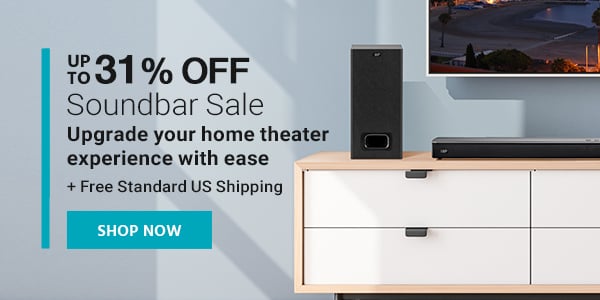 Up to 31% Off Soundbar Sale Upgrade your home theater experience with ease + Free Standard US Shipping Shop Now