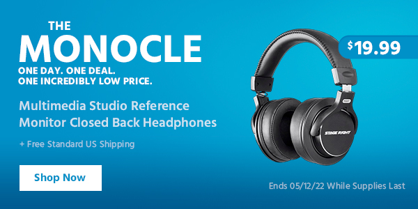 The Monocle. & More One Day. One Deal. Multimedia Studio Reference Monitor Closed Back Headphones $19.99 + Free Standard US Shipping Ends 05/12/22 While Supplies Last