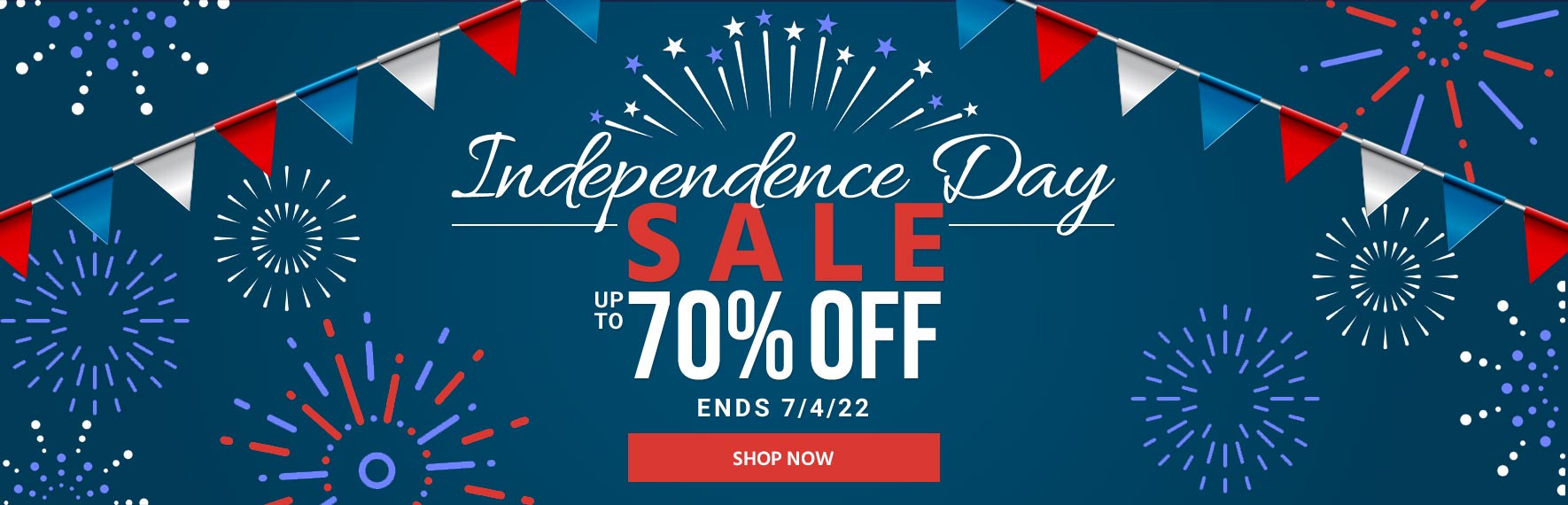Independence Day Sale Up to 80% off Ends 7/4/22 Shop Now