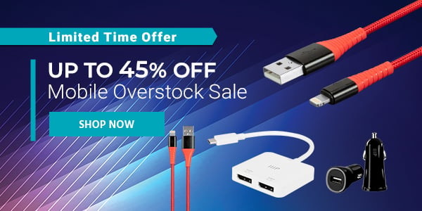 Up to 40% off Mobile Overstock Sale Limited Time Offer Shop Now