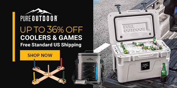 Up to 36% off Pure Outdoor (logo) Coolers & Games Free Standard US Shipping Shop Now