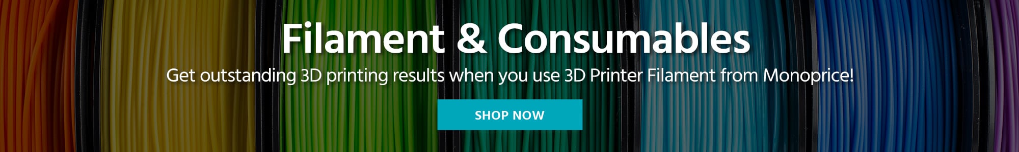Get outstanding 3D printing results when you use 3D Printer Filament from Monoprice! Get <b>Free Standard US Shipping on filament orders of $39+