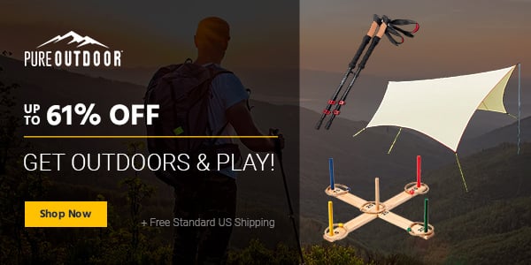 Up to 61% off Pure Outdoor (logo) Get Outdoors & Play! + Free Standard US Shipping Shop Now