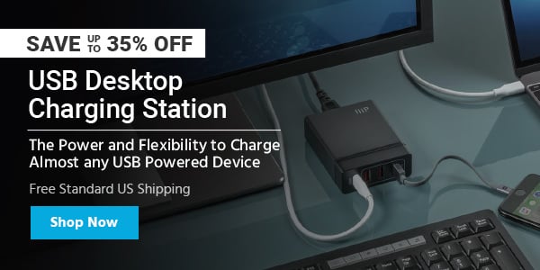 USB Desktop Charging Station Save up to 35% The Power and Flexibility to Charge Almost any USB Powered Device Free Standard US Shipping Shop Now