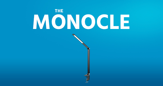 "The Monocle. & More One Day. One Deal Workstream by Monoprice Aluminum LED Desk Lamp with Clamp Base  $29.99 + Free Standard US Shipping  (25% OFF) (tag) Ends 8/9/22 While Supplies Last"