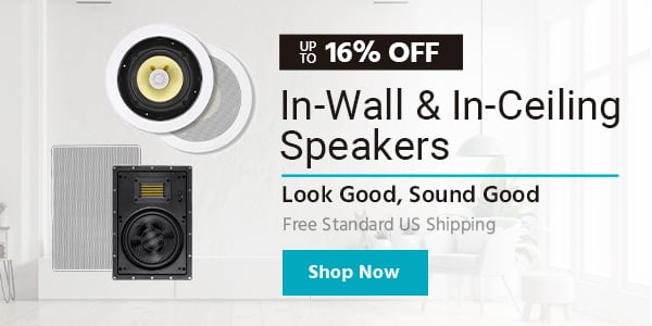 Up to 16% off In-Wall & In-Ceiling Speakers Look Good, Sound Good Free Standard US Shipping Shop Now