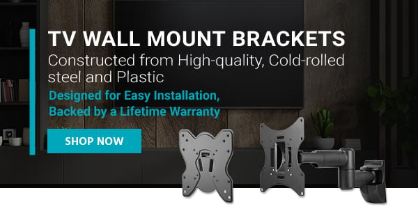 New (tag) TV Wall Mount Brackets Constructed from High‑quality, Cold‑rolled steel and Plastic Designed for Easy Installation, Backed by a Lifetime Warranty Shop Now