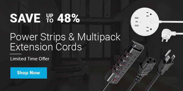 Save up to 48% Power Strips & Multipack Extension Cords Limited Time Offer Shop Now