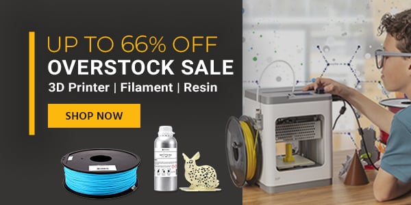 Up to 66% off Overstock sale 3D Printer | Filament | Resin Shop Now