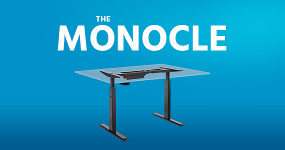 "The Monocle. & More One Day. One Deal Workstream™ by Monoprice™ Dual-Motor Height-Adjustable Sit-Stand Table Desk Frame  $219.99 + Free Standard US Shipping ($100 OFF) (tag) Ends 9/29/22 While Suppli