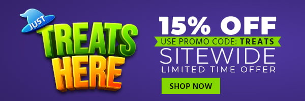 Just Treats Here 15% off Sitewide Use promo code: TREATS This Weekend Only Shop Now