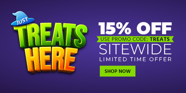 Just Treats Here 15% off Sitewide Use promo code: TREATS This Weekend Only Shop Now