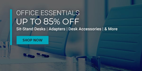 Office Essentials Up to 85% off Sit-Stand Desks | Adapters | Desk Accessories | & More Shop Now